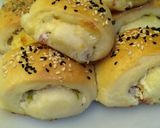 صورة لخطوة 5 من وصفة باتية بحشوة ميكس الجبن بسيط ولذيذ 😋♥️