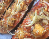 Foto del paso 5 de la receta: "Pizzitas" de berenjena y pollo