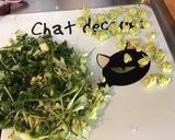 Une image de l'étape 6 de Salade de puntarelle endives rouges fenouil tomates et jambon blanc sauce oignon.