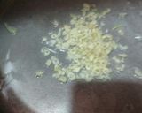 A picture of step 1 of Veggi fried rice.