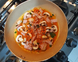 Foto del paso 4 de la receta: Omelette con vegetales y jamón