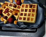 A picture of step 6 of Waffle 🧇 With Butter Scoth Ice cream🍦.