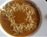 Une image de l'étape 4 de Crème de potiron avec poêlée des graines ail et gingembre.