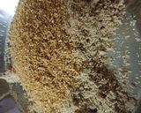 A picture of step 3 of Gond laddu.