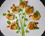 A picture of step 5 of Khatta dhokla.