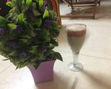 A picture of step 4 of Triple fruit- triple dry fruit smoothie.