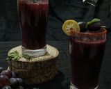 A picture of step 6 of Black Grapes Mint Mojito.