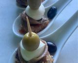 Foto del paso 9 de la receta Entrante de anchoa casera con mozzarella y mermelada de tomate