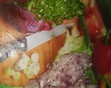 A picture of step 2 of Veg aata patties rolls.