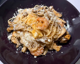 Foto del paso 4 de la receta: Spaghetti al sugo di Mare e di Terra (Espaguetis Mar y Montaña)