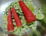 A picture of step 2 of Russian Salad.