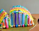 A picture of step 16 of Rainbow cake.