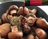 A picture of step 3 of Super Easy Sautée Portobellos.