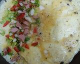 A picture of step 2 of Western Omelet 🍳🥚.