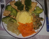 Foto del paso 6 de la receta: Polenta con tofu y verduras al ajíllo