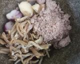 Gambar langkah 1 resipi Masak Rebus Rebung, Labu Kuning & Pucuk Bebuas.