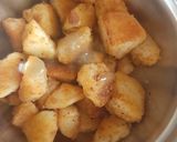 A picture of step 2 of Aloo chaat.