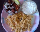 A picture of step 8 of Biriyani Style Veg Pulao with Chicken 65.