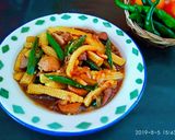 Foto langkah ke 4 dari resep Oseng putren cabe hijau.