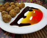 A picture of step 6 of Churma laddoo.