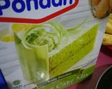 Foto langkah ke 3 dari resep Sponge cake Pandan Coklat Keju.