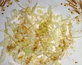 A picture of step 2 of Capsicum train salad.