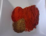 A picture of step 1 of Masala for spicy Chicken Roast.