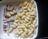 A picture of step 2 of Kaju Badam Peda.