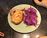 Foto del paso 6 de la receta: Bondiola de cerdo arrollada al horno con reducción de Malbec y salsa de soja