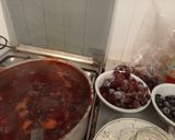 Vegyes dzsem (alma 🍎🍋 szeder 🍒🍋 meggy 🍎🍒 🍋cseresznye 🍒 recept fázis 8 fotója