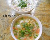 Hình bước làm 5 của món Súp gà và tôm