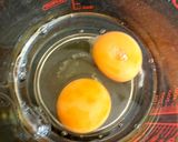 A picture of step 1 of My Spinache & Cheese Omelette 😋.