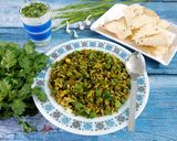 ગ્રીન ગાર્લિક તવા પુલાવ (Green Garlic Tawa Pulao Recipe In Gujarati) રેસીપી સ્ટેપ8ફોટો