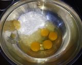 Foto langkah ke 2 dari resep Bolu pandan keju kukus.