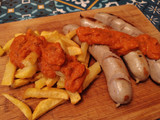 🇩🇪 Currywurst (salchichas alemanas con salsa de curry)