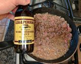 A picture of step 3 of Cheesy Potato Mushroom Burger Bake.