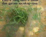 Gambar langkah 7 resipi Bubur Pedas Sarawak.