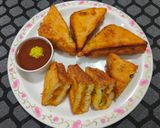 A picture of step 10 of Potato Bread Pakora.