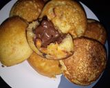 A picture of step 5 of Chocolate filled pancake.