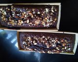 A picture of step 6 of Choco Almond walnut cake.