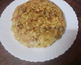 Foto del paso 5 de la receta Tortilla de papas con cebolla, calabacín y perejil