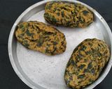 A picture of step 6 of Oats Palak - Methi Muthia.