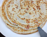 Sonkás sajtos palacsinta fokhagymás joghurttal gluténmentesen recept fázis 4 fotója