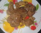 A picture of step 3 of Chicken heart and stomach.