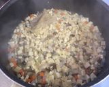 A picture of step 10 of Japanese Vegetable Miso Soup (Keno-Shiru).