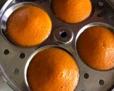 A picture of step 4 of Tri color Idli.