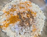 A picture of step 1 of Bread Pakoda.