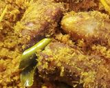 Foto langkah ke 4 dari resep Ayam Serundeng Kelapa Pedas Manis.
