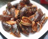 Foto langkah ke 4 dari resep Kerang Hijau Saus Tiram.