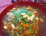 A picture of step 8 of Asian style Light lunch soup.